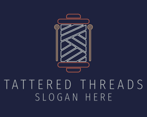 Thread Sewing Pin logo design