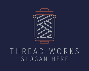 Thread Sewing Pin logo design