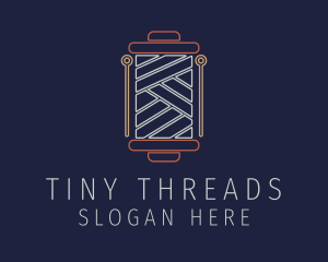 Thread Sewing Pin logo design