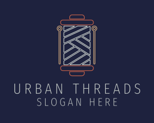 Thread Sewing Pin logo design