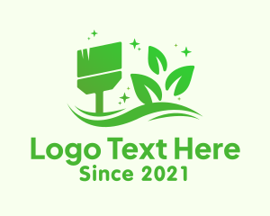 Sweeper - Leaf Garden Care logo design