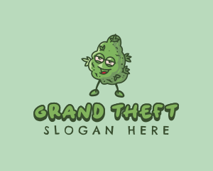 Marijuana Organic Cannabis Logo