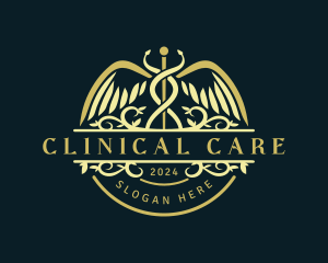 Hospital Caduceus Health logo design