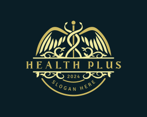 Hospital Caduceus Health logo design