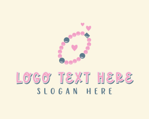 Beaded - Beaded Bracelet Accessory logo design