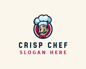 Cooking Chef Mustache logo design