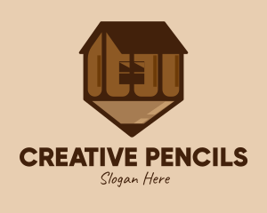 Brown Pencil House logo design