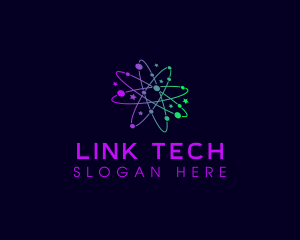 Network Link Tech logo design