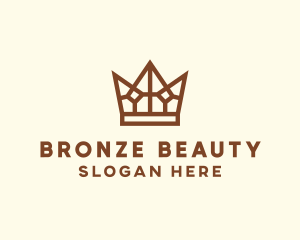 Bronze Monarchy Crown logo design