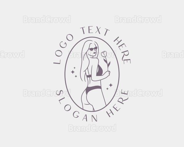 Sexy Woman Dermatology Logo