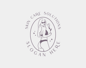 Dermatology - Sexy Woman Dermatology logo design