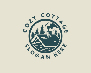 Cottage - Forest Cabin Repair logo design