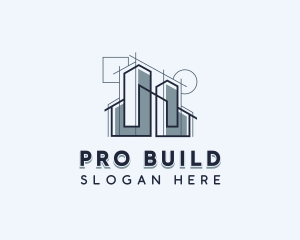 Architectural Building Realtor logo design