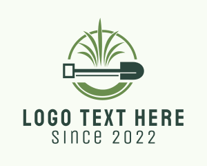 Shovel - Garden Landscaping Shovel logo design