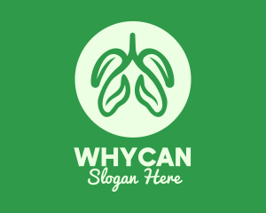 Body Organ - Green Eco Lungs logo design