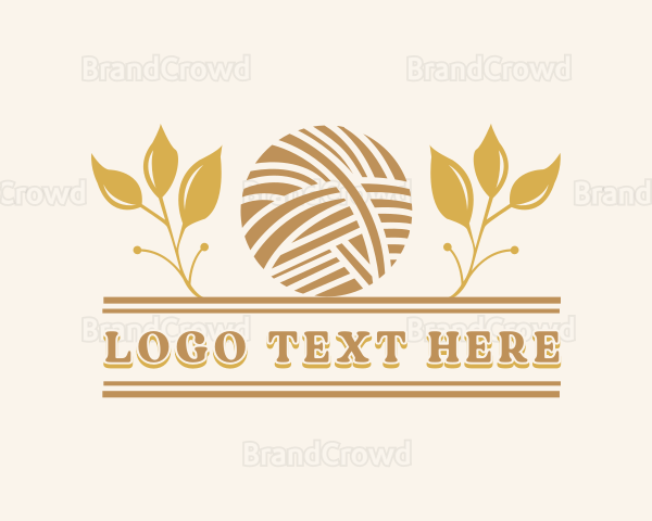 Yarn Textile Handicraft Logo