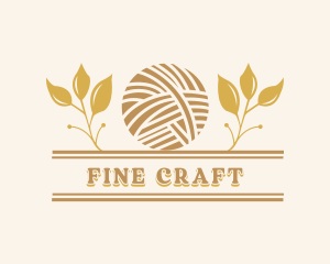 Yarn Textile Handicraft logo design