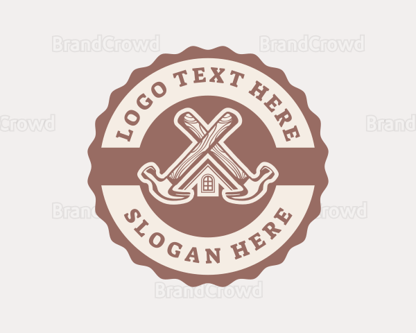 Home Repair Hammer Logo