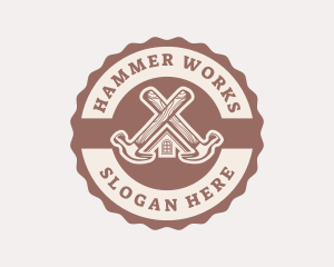 Hammer - Home Repair Hammer logo design