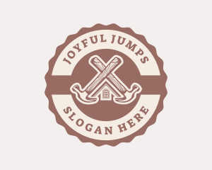 Home Repair Hammer logo design