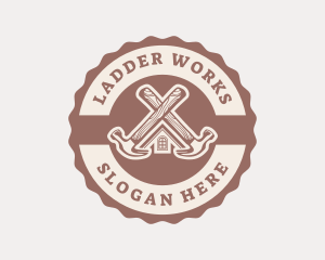 Home Repair Hammer logo design