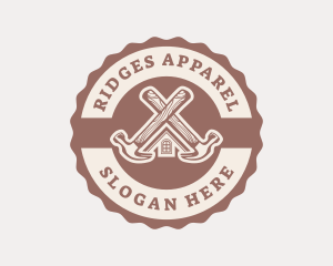 Home Repair Hammer logo design