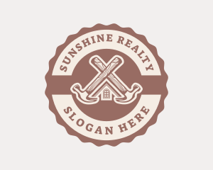 Home Repair Hammer logo design