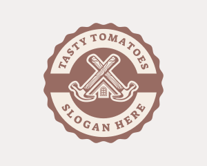 Home Repair Hammer logo design