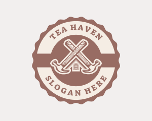 Home Repair Hammer logo design