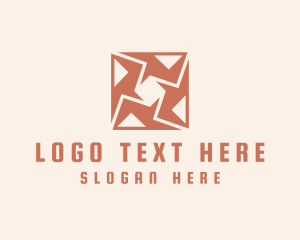 Tiling - Abstract Tile Flooring logo design