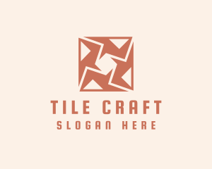 Tile - Abstract Tile Flooring logo design