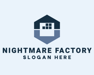 Hexagon Logistics Warehouse  logo design