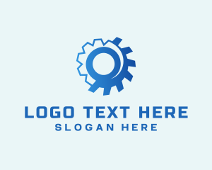 Technician - Industrial Gear Cogs logo design