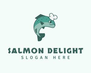 Salmon - Salmon Fish Chef logo design