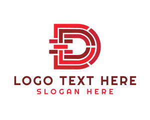 Brick - Brick Red D logo design