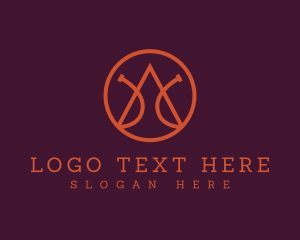 Inn - Classic Serif Letter A logo design