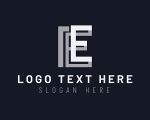Construction Letter E Logo