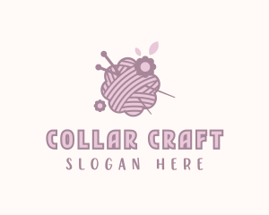 Yarn Crochet Weaving logo design