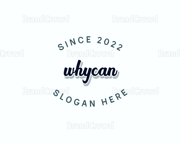 Casual Streetwear Fashion Logo