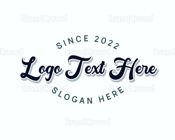 Casual Streetwear Fashion Logo