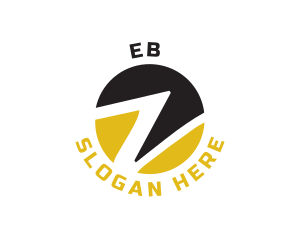 Moving - Flash EnergyCircle Letter Z logo design