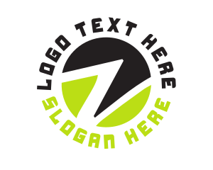 Lettermark Z - Circle Letter Z logo design