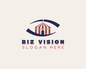 Circus Tent Eye logo design