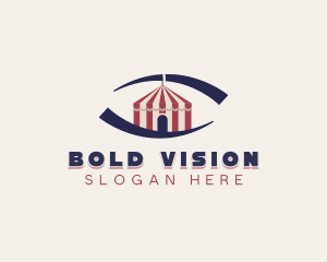 Circus Tent Eye logo design