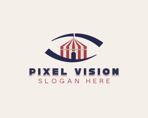 Circus Tent Eye logo design