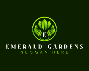 Lawn Garden Landscaping logo design