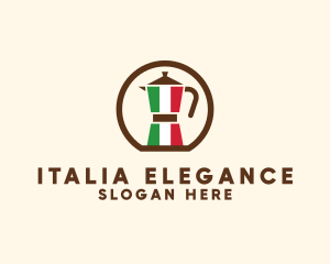 Italy - Italy Moka Pot logo design