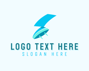 Power - Electric Bolt Plug logo design