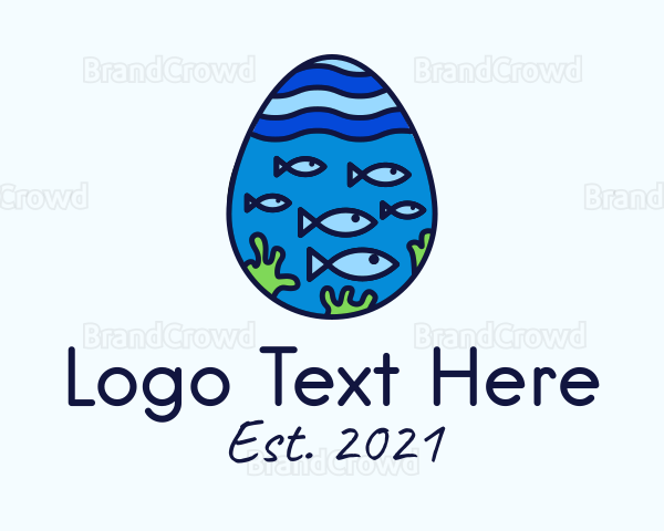 Marine Fish Egg Logo