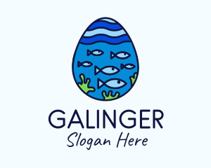 Marine Fish Egg Logo